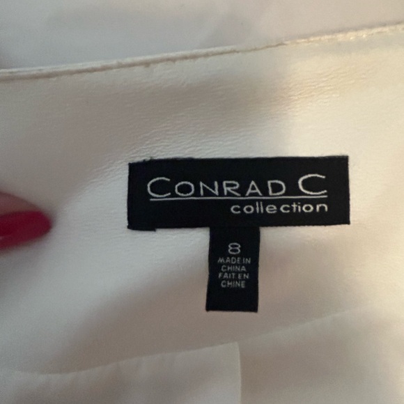 Two piece set: white top (Medium)with matching jacket (8). Wore jacket once. EUC - Picture 3 of 7